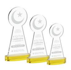 Crescent & Star Award on Alberton Base - Gold - Over $150