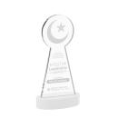 Crescent & Star Award on Alberton Base - White