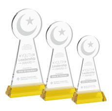 Crescent & Star Award on Hartford Base - Gold - Over $150