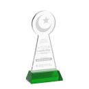 Crescent & Star Award on Hartford Base - Green