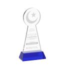 Crescent & Star Award on Hartford Base - Blue