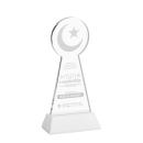 Crescent & Star Award on Hartford Base - White