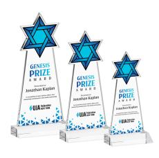 Star of David VividPrint Award - Clear - Over $150