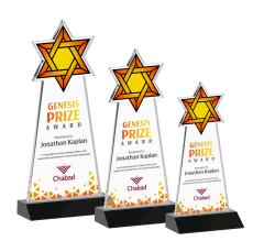 Star of David VividPrint Award - Black - Over $150