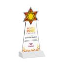Star of David VividPrint&trade; Award - White