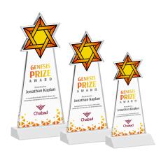 Star of David VividPrint Award - White - Over $150