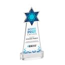 Star of David VividPrint&trade; Award on Alberton Base - Clear