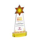 Star of David VividPrint&trade; Award on Alberton Base - Gold