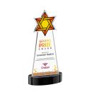 Star of David VividPrint&trade; Award on Alberton Base - Black