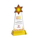 Star of David VividPrint&trade; Award on Hartford Base - Gold
