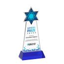Star of David VividPrint&trade; Award on Hartford Base - Blue