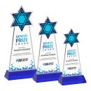 Star of David VividPrint&trade; Award on Hartford Base - Blue