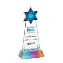 Star of David VividPrint&trade; Award on Hartford Base - Prismatic