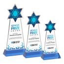Star of David VividPrint&trade; Award on Hartford Base - Sky Blue