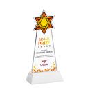 Star of David VividPrint&trade; Award on Hartford Base - White