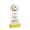 Crescent & Star VividPrint&trade; Award on Alberton Base - Gold
