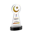 Crescent & Star VividPrint&trade; Award on Alberton Base  - Black