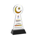Crescent & Star VividPrint&trade; Award on Hartford Base - Black