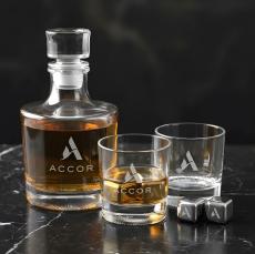 Baldwin Decanter Set & Ice Cubes - Barware Gift Sets