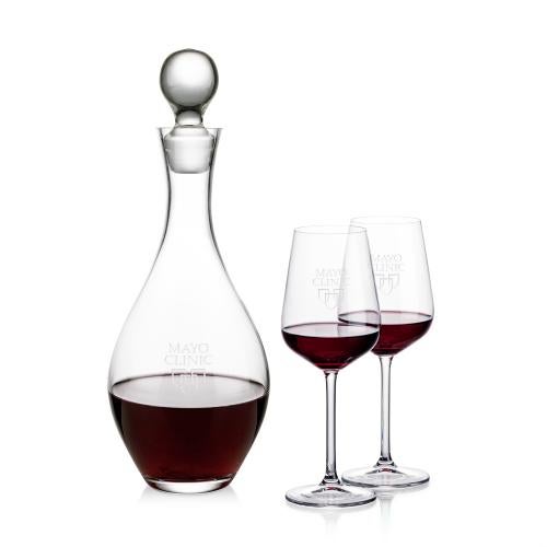 Corporate Gifts - Barware - Decanters - Briarwood Decanter & Elderwood Wine Set