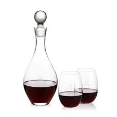 Briarwood Decanter & Carlita Stemless Wine Set - Decanters