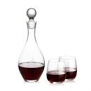 Briarwood Decanter & Crestview Stemless Wine Set