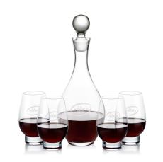 Briarwood Decanter & Glenarden Stemless Wine Set - Decanters