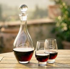 Briarwood Decanter & Glenarden Stemless Wine Set - Decanters