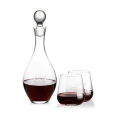 Briarwood Decanter & Howden Stemless Wine Set - Barware Gift Sets