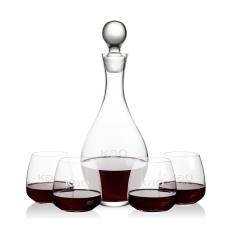 Briarwood Decanter & Hogarth Stemless Wine Set - Decanters