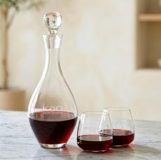 Briarwood Decanter & Hogarth Stemless Wine Set - Decanters