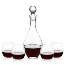 Briarwood Decanter & Redmond Stemless Wine Set - Barware Gift Sets