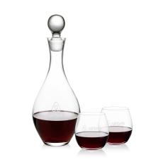 Briarwood Decanter & Redmond Stemless Wine Set - Decanters
