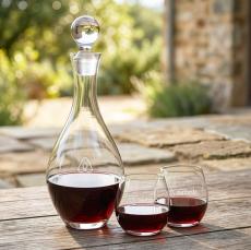 Briarwood Decanter & Redmond Stemless Wine Set - Decanters