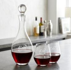 Briarwood Decanter & Reina Stemless Wine Set - Decanters