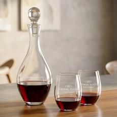 Briarwood Decanter & RIEDEL Stemless Wine Set - Decanters