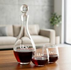 Briarwood Decanter & Sturgis Stemless Wine Set - Decanters