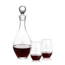 Briarwood Decanter & Vale Stemless Wine Set