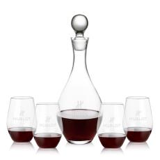 Briarwood Decanter & Vale Stemless Wine Set - Decanters