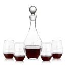 Briarwood Decanter & Vale Stemless Wine Set
