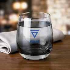 Soudan Stemless Wine Smoke - Imprinted - Wine Glasses