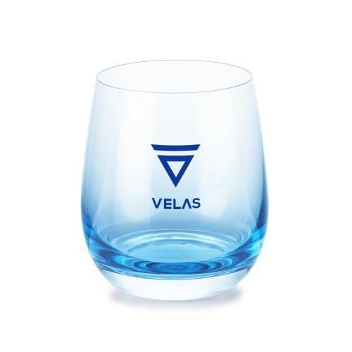 Corporate Gifts - Barware - Wine Glasses - Soudan Stemless Wine Blue - Imprinted