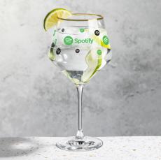 Tucson Gold Rim Gin & Tonic - VividPrint - Hiball Glasses