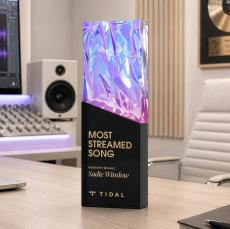 Ophelia Award - Black - Crystal Pillar Awards