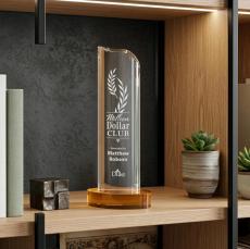 Kilburn Award - Amber - Crystal Pillar Awards