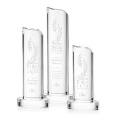 Kilburn Award - Clear - Crystal Pillar Awards