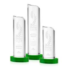 Kilburn Award - Green - Crystal Pillar Awards