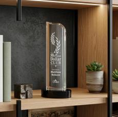 Kilburn Award - Black - Crystal Pillar Awards