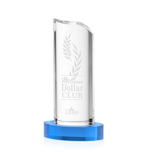Recognition Awards - Crystal Awards - Kilburn Award - Sky Blue