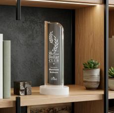 Kilburn Award - White - Crystal Pillar Awards